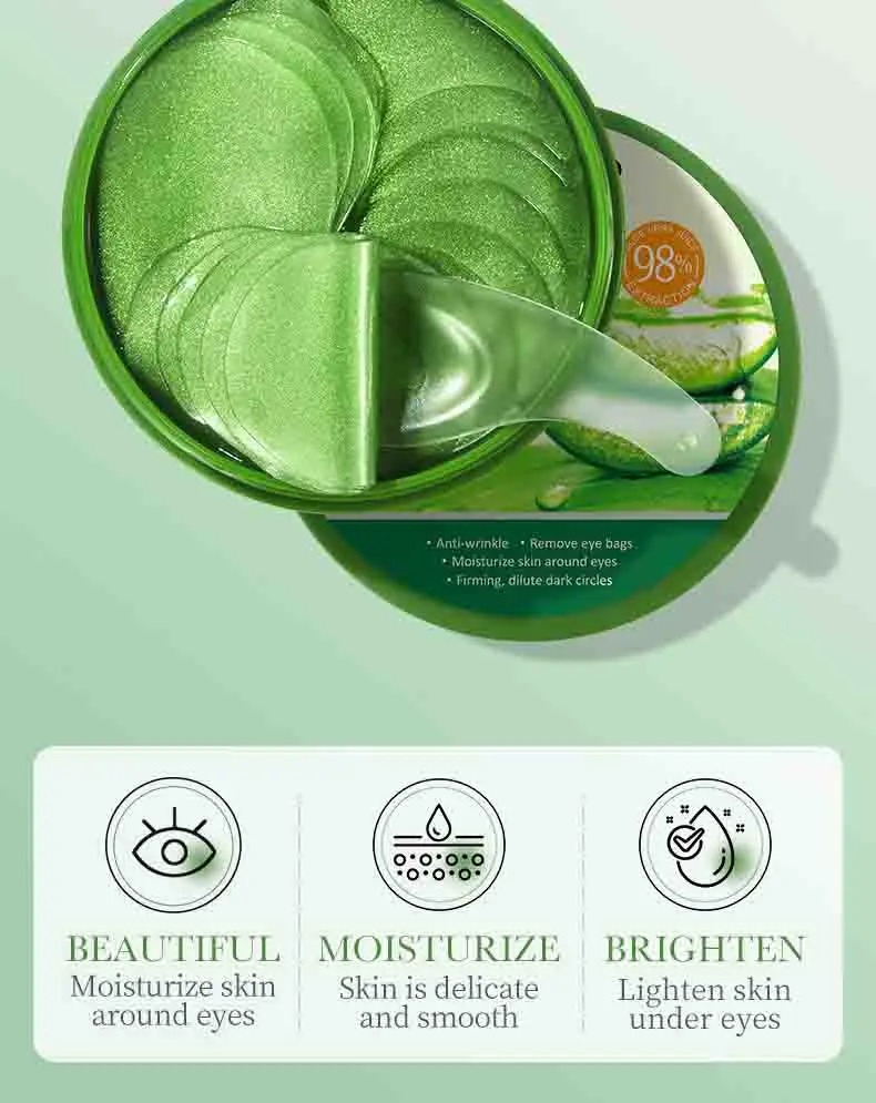 알로에 베라 콜라겐 아이 마스크, 다크 서클 방지 눈  - Sheet Mask Collagen 리뷰 및 가격