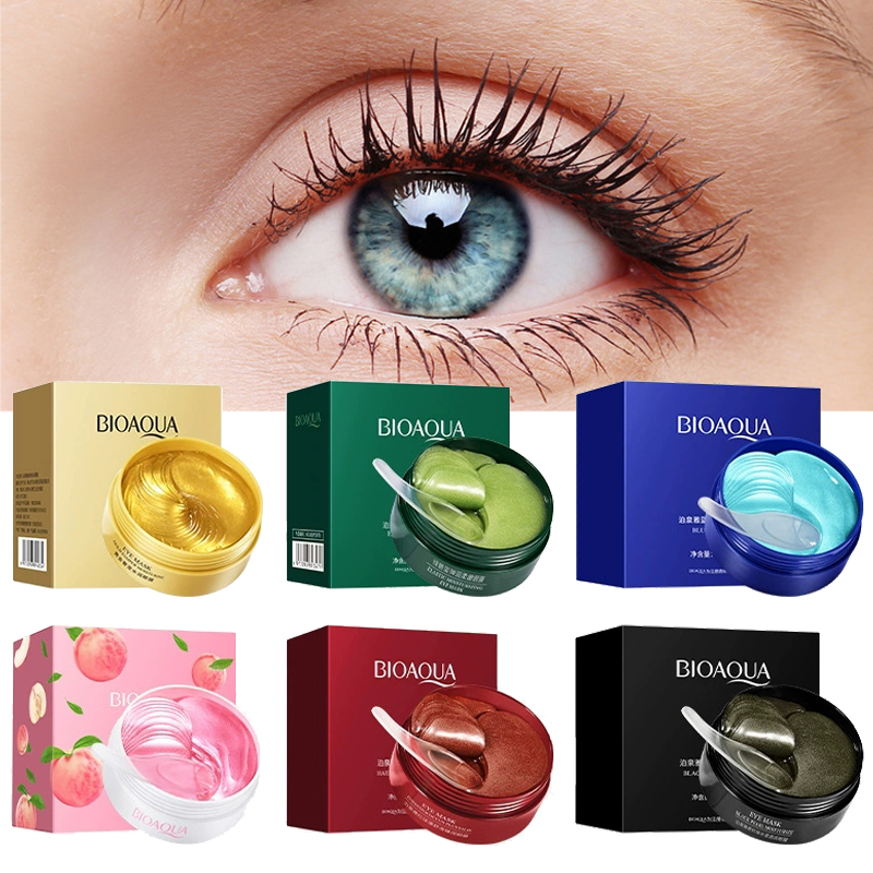 60pcs BIOAQUA 크리스탈 콜라겐 아이 패치 안 - Sheet Mask Collagen 리뷰 및 가격